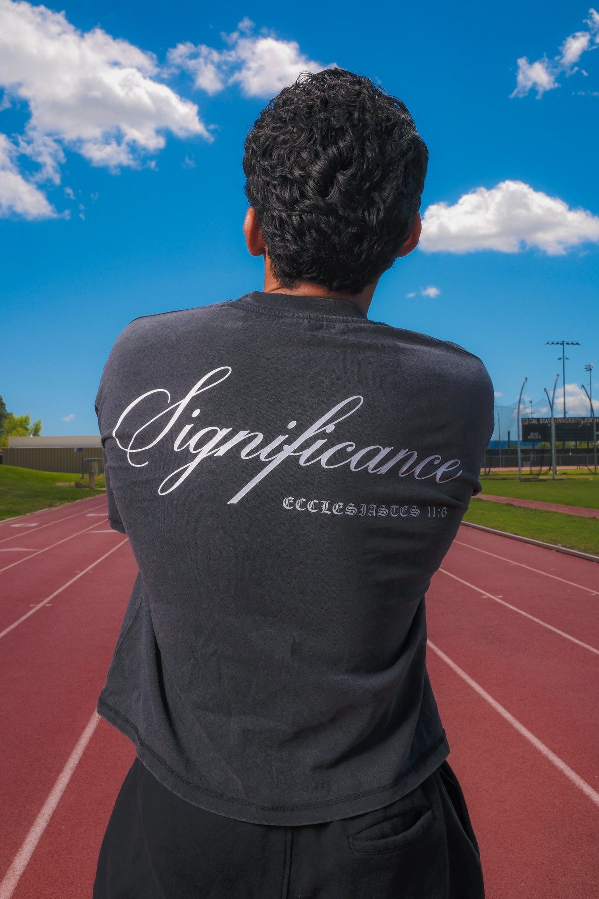Significant Script Tee - Vintage Black