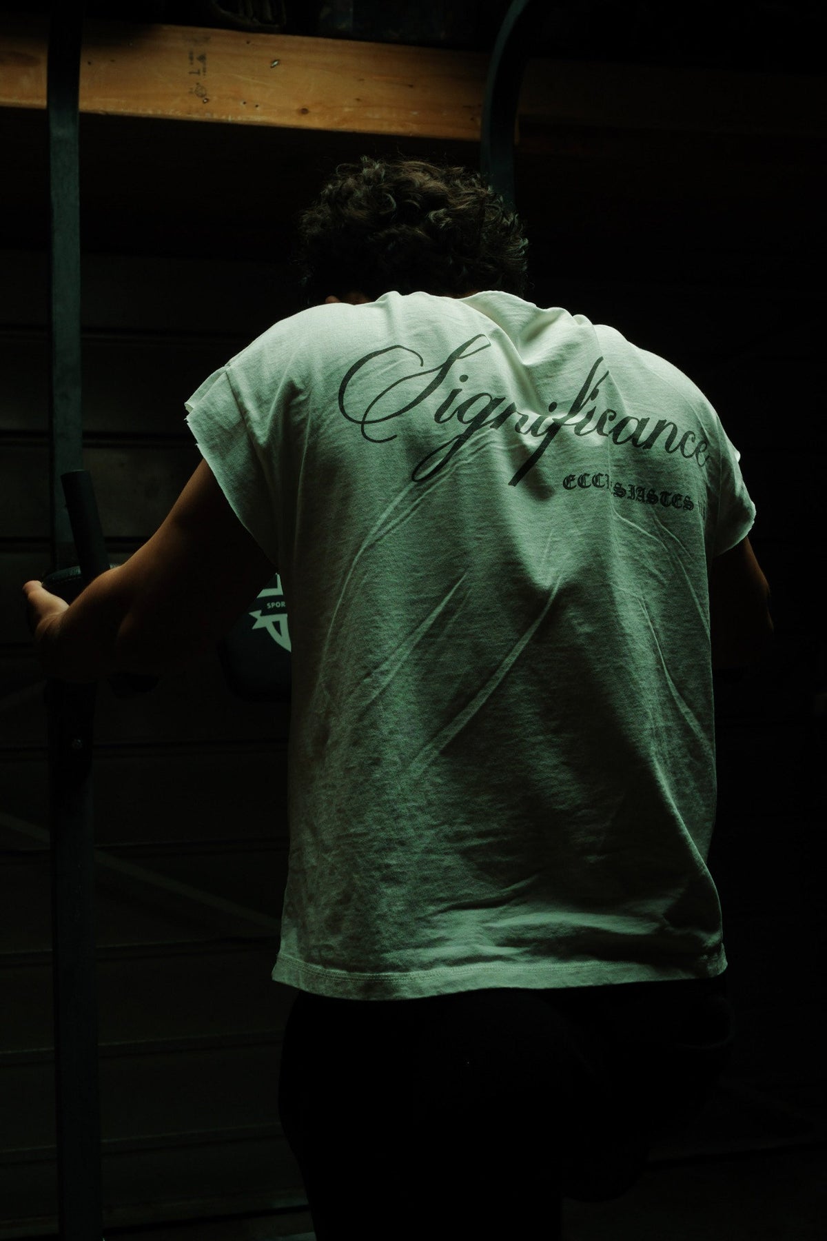 Significant Script Tee - White